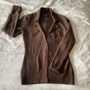 Vintage Brown boucle sweater